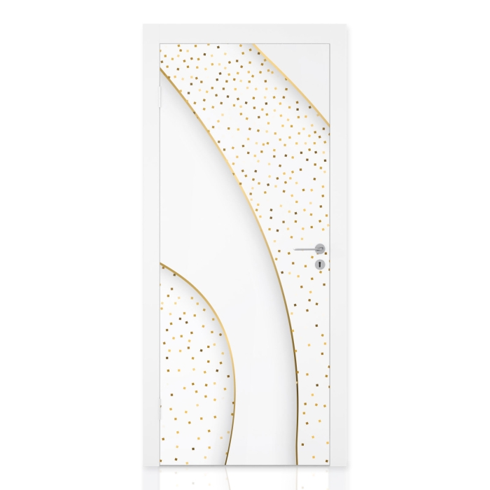 Türfolie Elegante Goldakzente