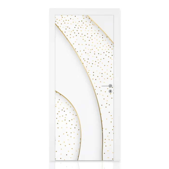 Türfolie Elegante Goldakzente Hauptbild 1
