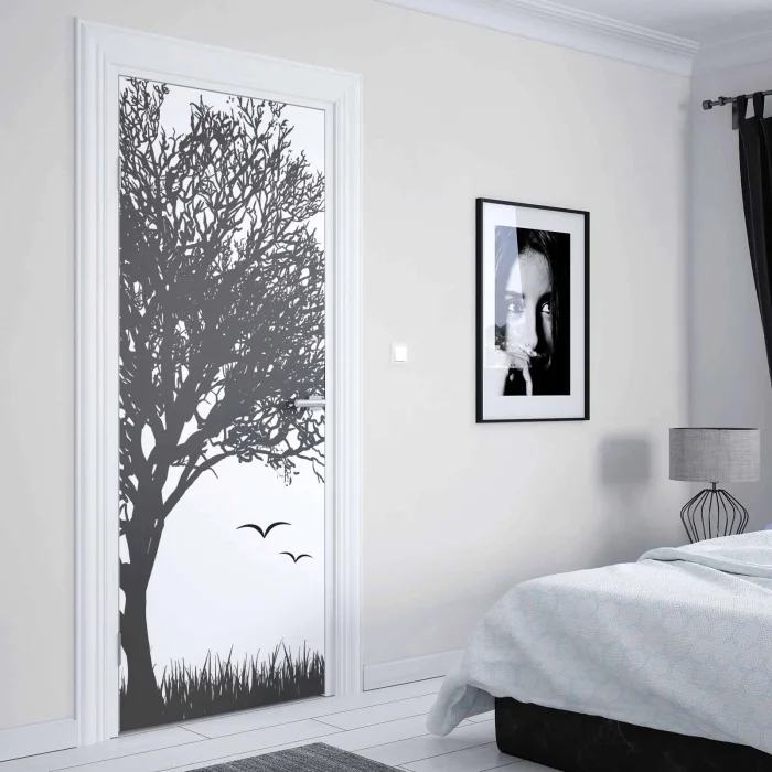 Türfolie Baum Silhouette Artikelbild 2