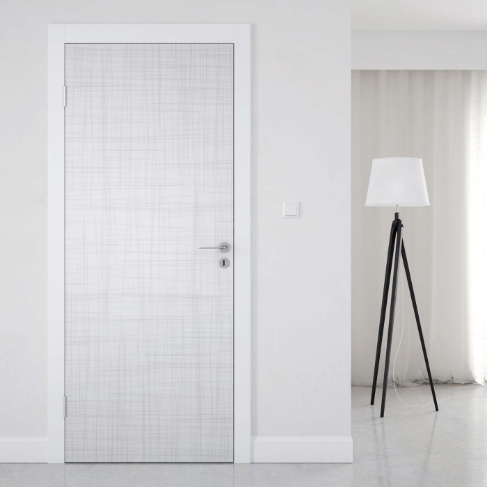 Türfolie Minimalistischer Linienraster Look Artikelbild 1