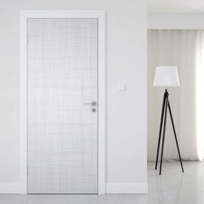 Türfolie Minimalistischer Linienraster Look Artikelbild 1