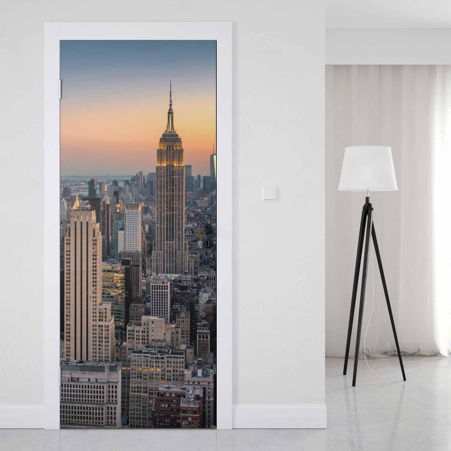Türfolie New York Horizon View