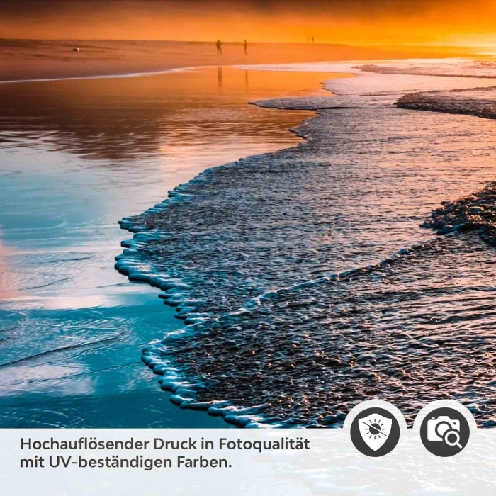 Türfolie Sonnenuntergang am Strandpanorama Detailbild 2