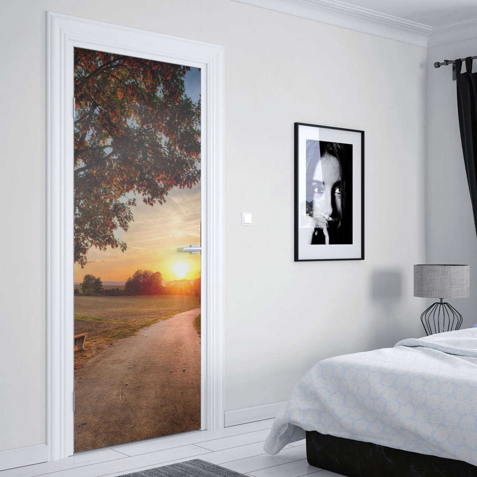 Türfolie ländlicher Weg Artikelbild 2