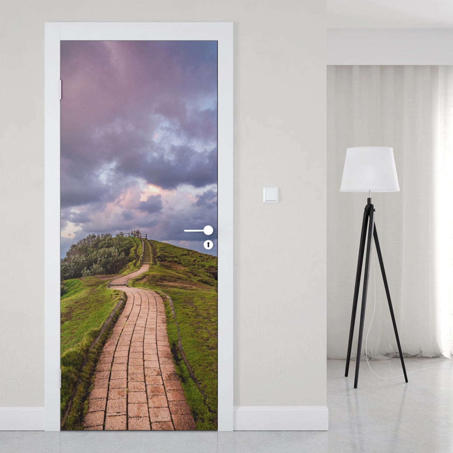 Türfolie Weg zur Aussicht Artikelbild 1