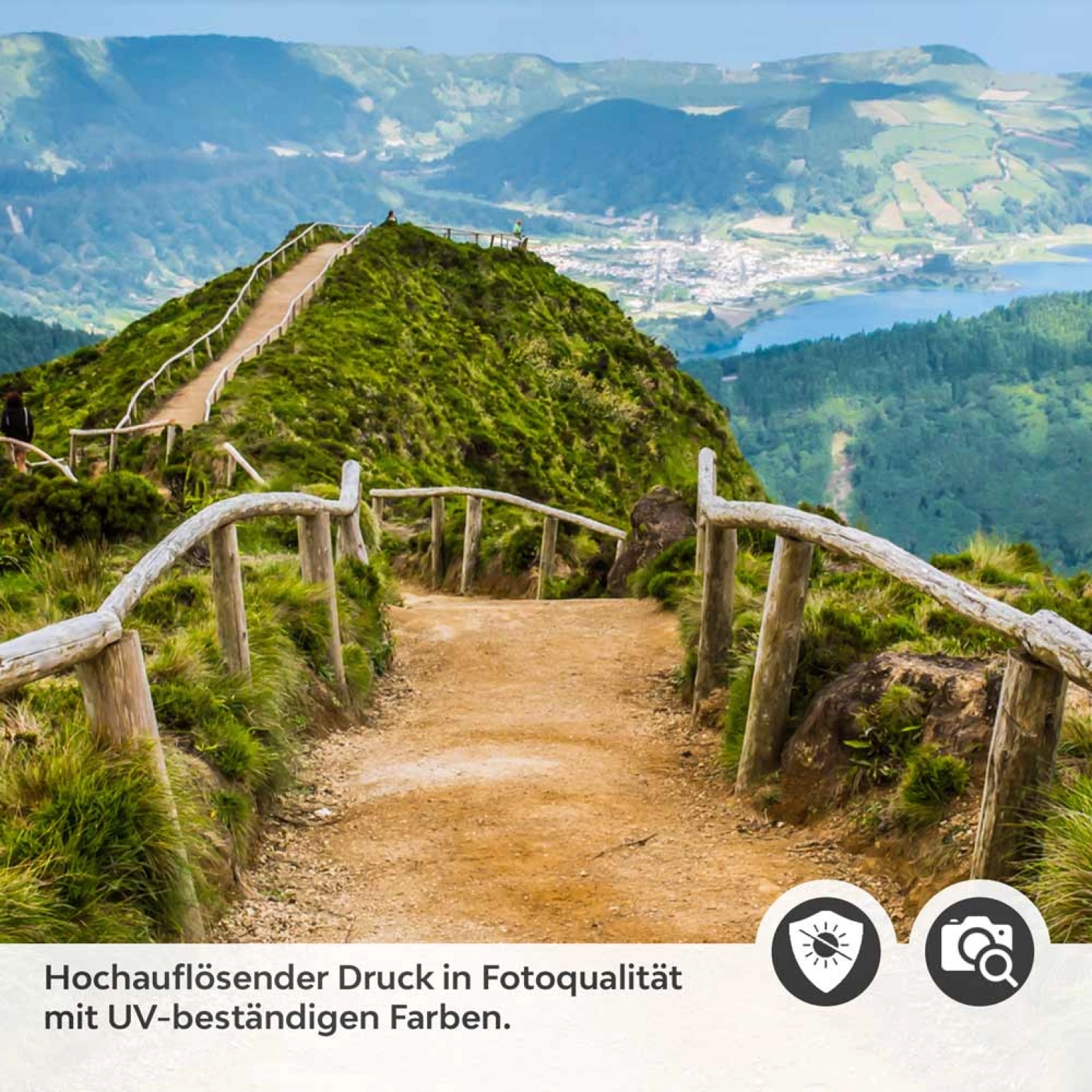 Türfolie Wanderweg Bayern Detailbild 2