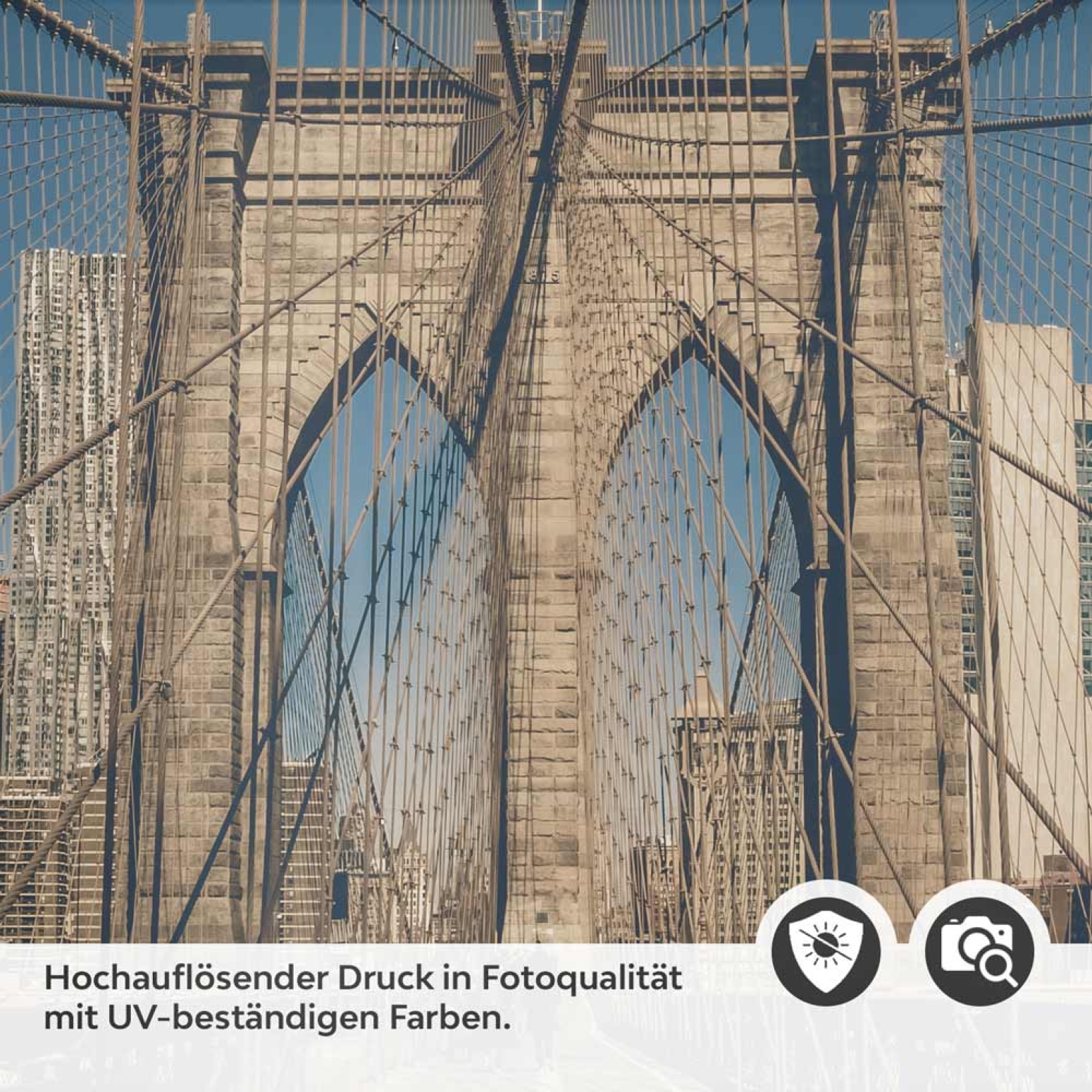 Türfolie Brooklyn Bridge Detailbild 2