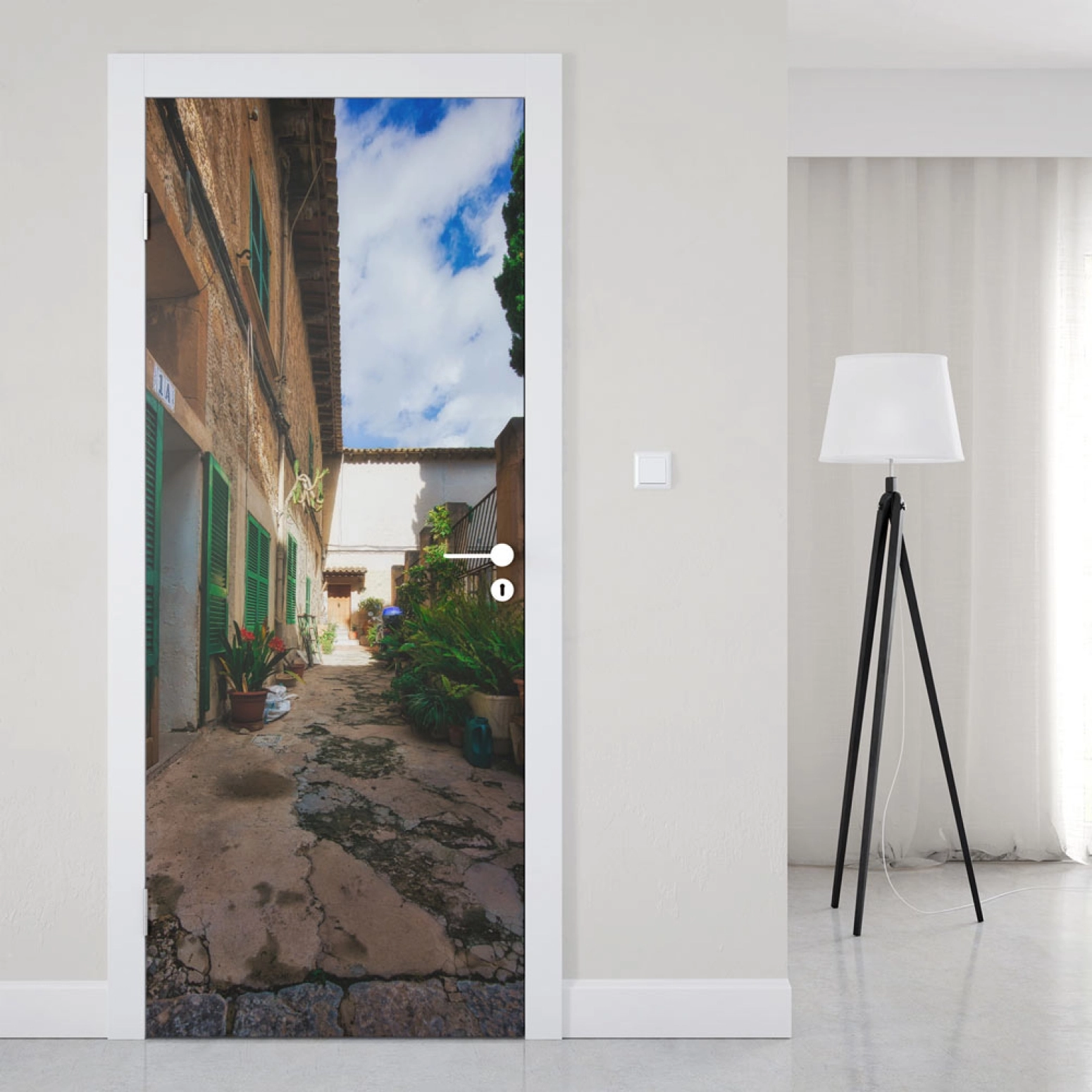 Türfolie Spaziergang Altstadt Valldemossa Artikelbild 1