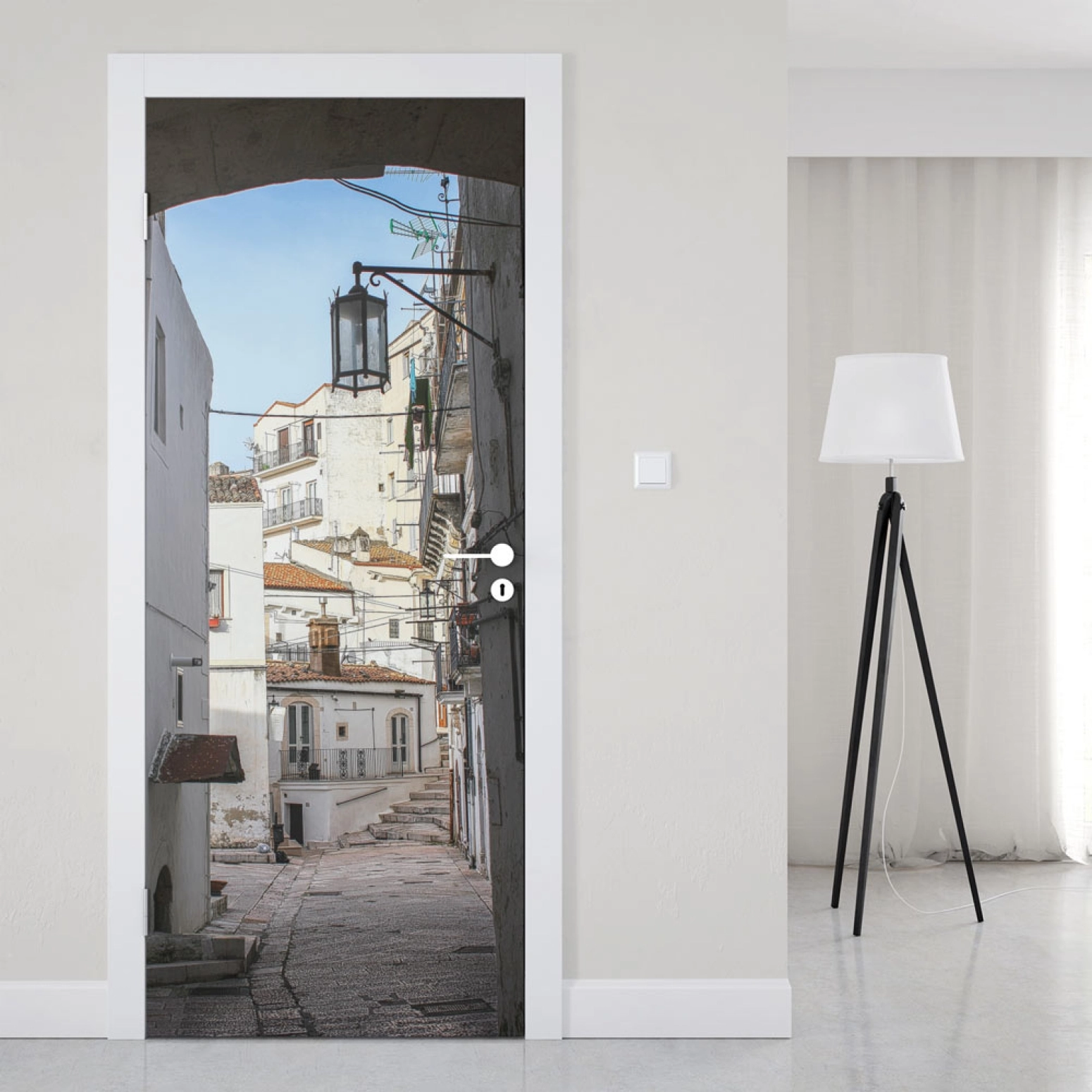 Türfolie italienische Altstadt Artikelbild 1