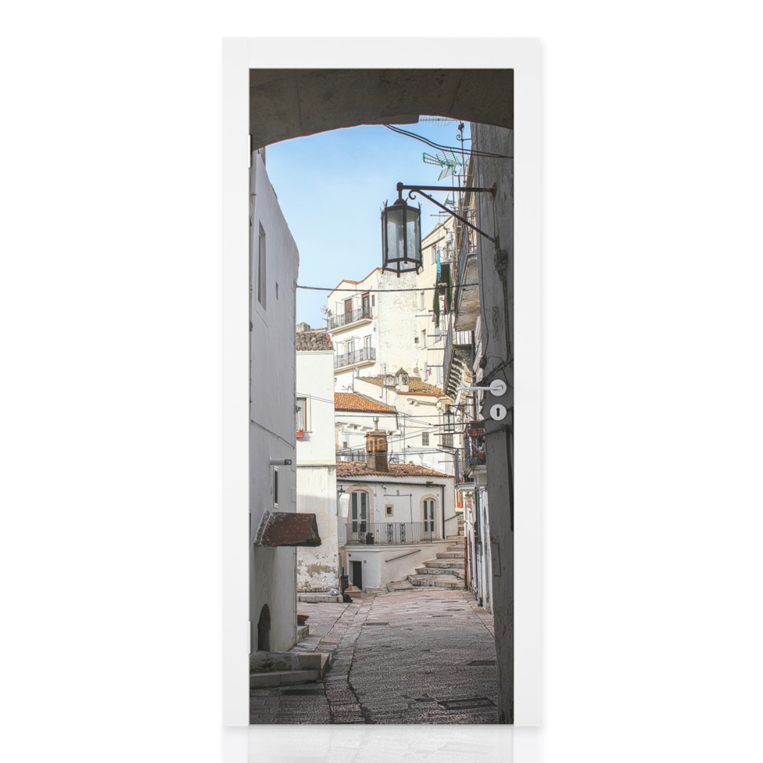 Türfolie italienische Altstadt Hauptbild 1