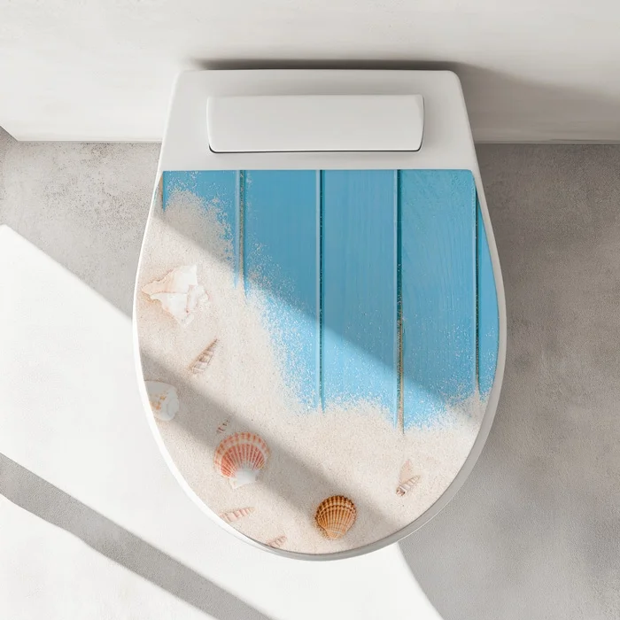 WC-Deckel Aufkleber Strandfeeling Artikelbild 1