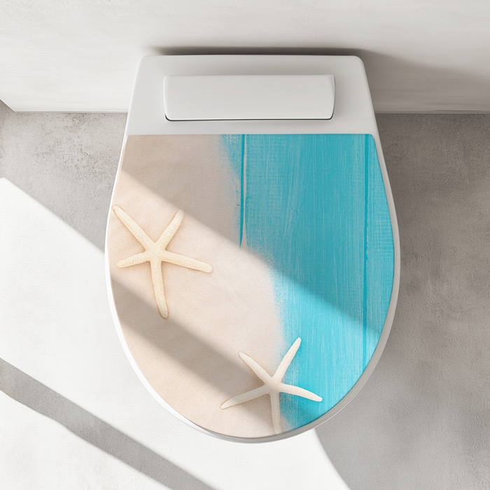 WC-Deckel Aufkleber Maritim Flair Artikelbild 1