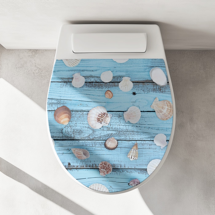WC-Deckel Aufkleber Meeresschätze Artikelbild 1