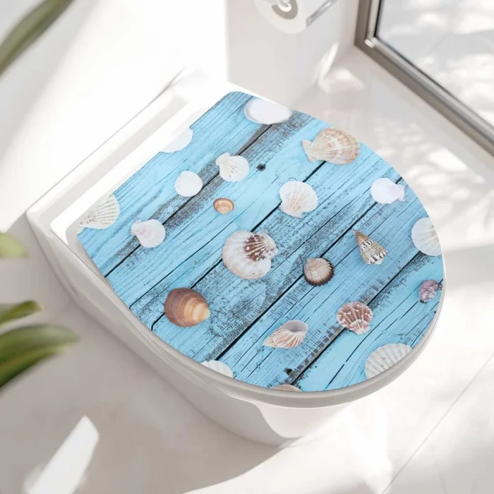 Wc-Deckel Aufkleber Meeresschätze Hauptbild