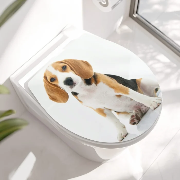 Wc-Deckel Aufkleber Beagle Doggy Hauptbild