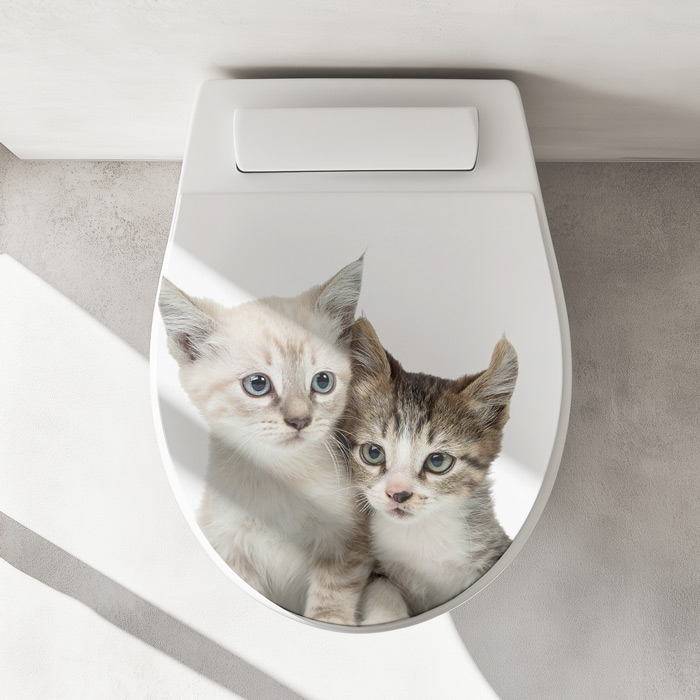 WC-Deckel Aufkleber Kittys Artikelbild 1