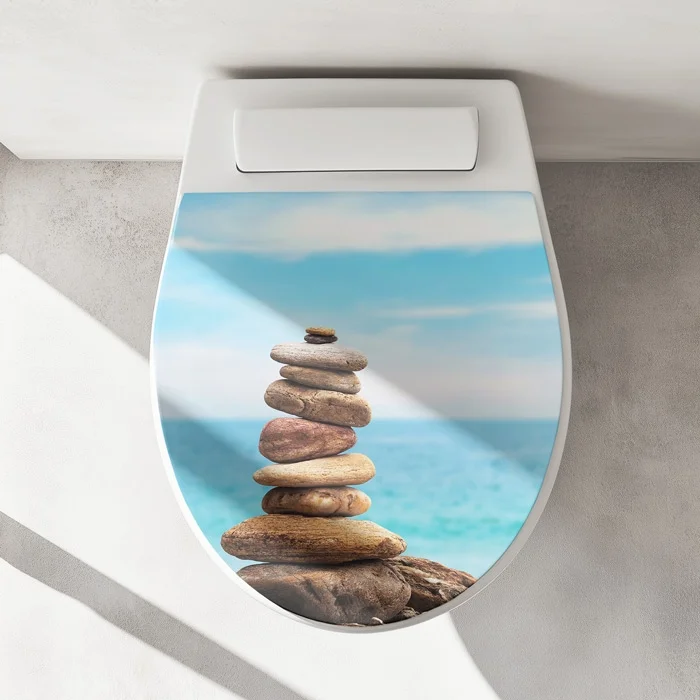 Wc-Deckel Aufkleber Zen Balance Artikelbild 1