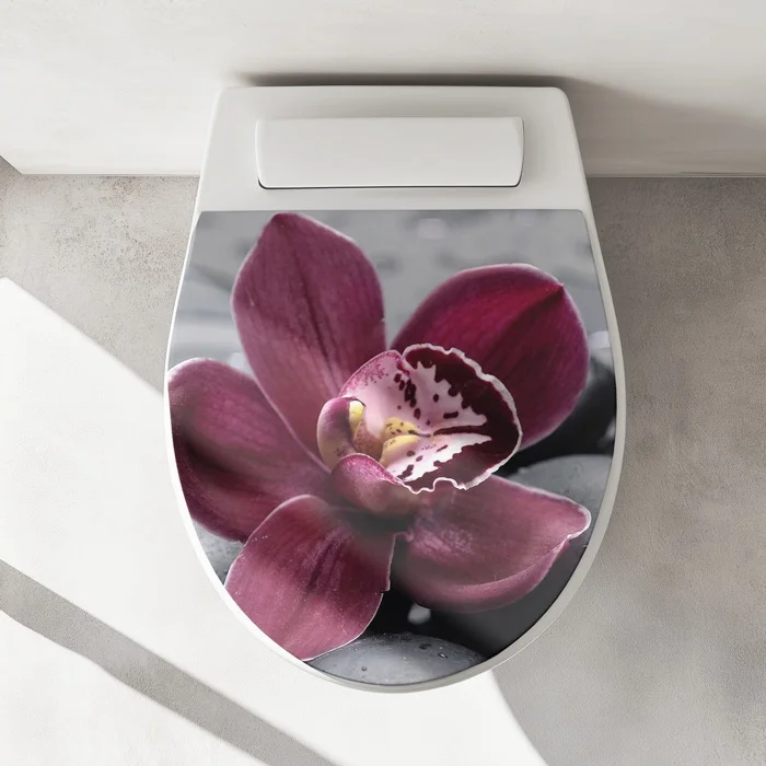 Wc-Deckel Aufkleber Orchidee Artikelbild 1