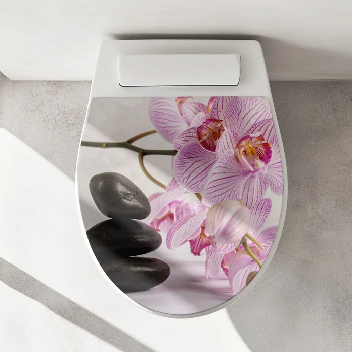 Wc-Deckel Aufkleber Orchidee Artikelbild 1