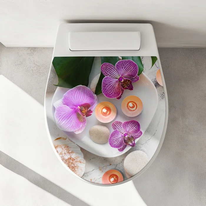 Wc-Deckel Aufkleber Orchis Artikelbild 1