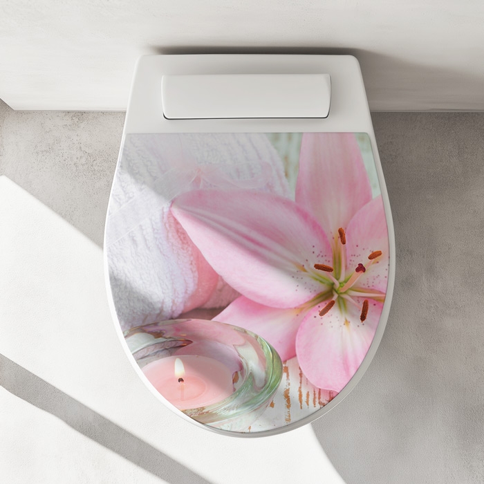 Wc-Deckel Aufkleber Wellness Candle Artikelbild 1