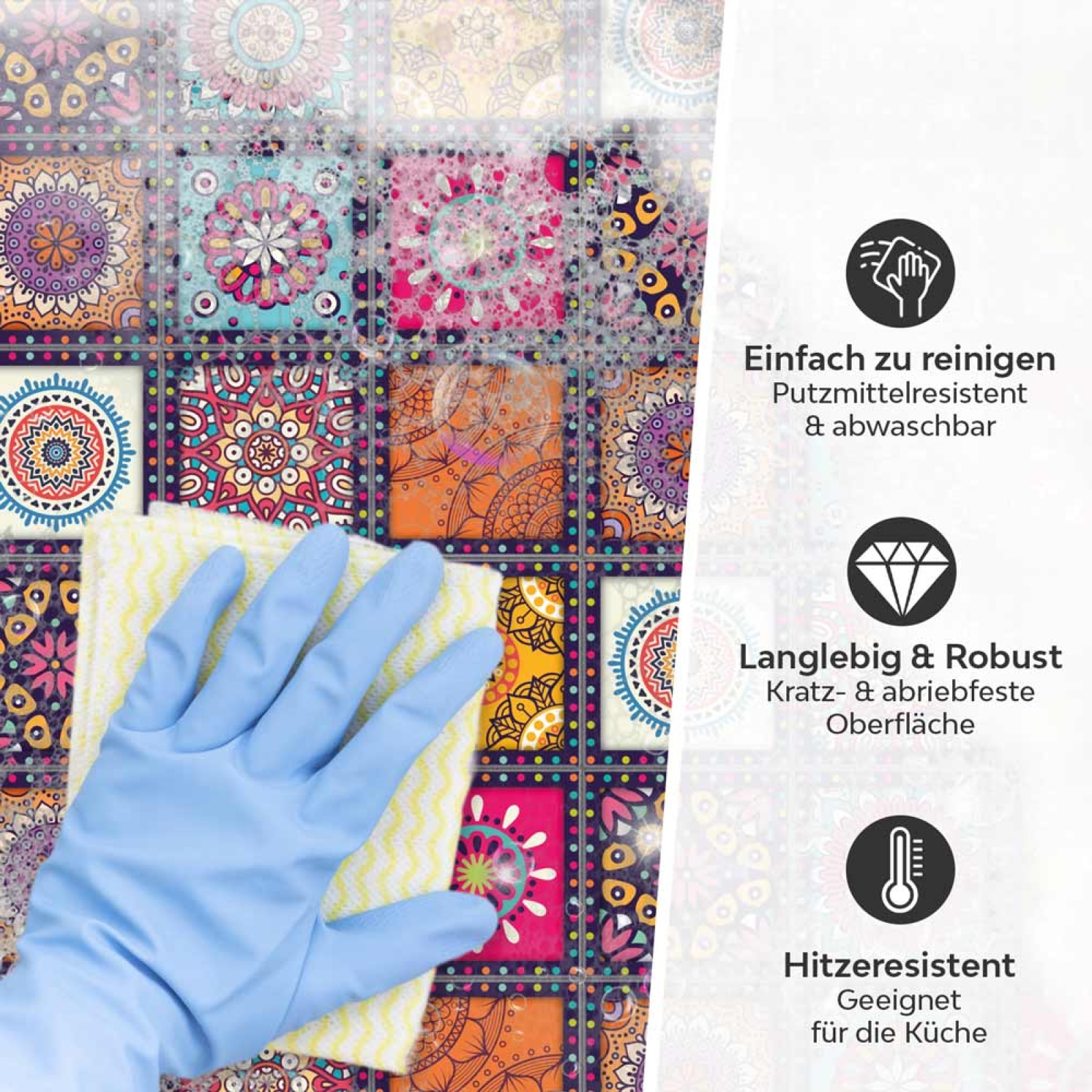 Fliesenaufkleber Mumbai Detailbild 1 mit Produkteigenschaften