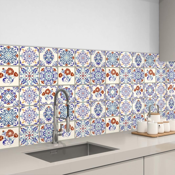 Küchenrückwand Aluverbund Azulejo Bild 3