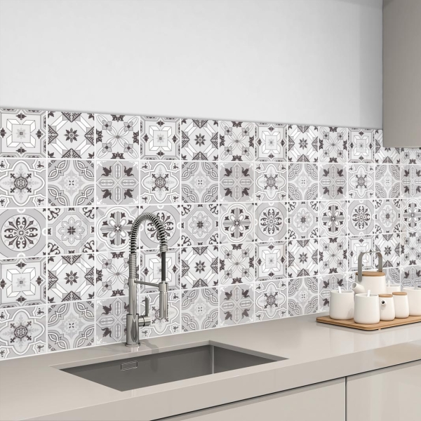 Küchenrückwand Aluverbund Ceramic Tiles Grey Bild 3