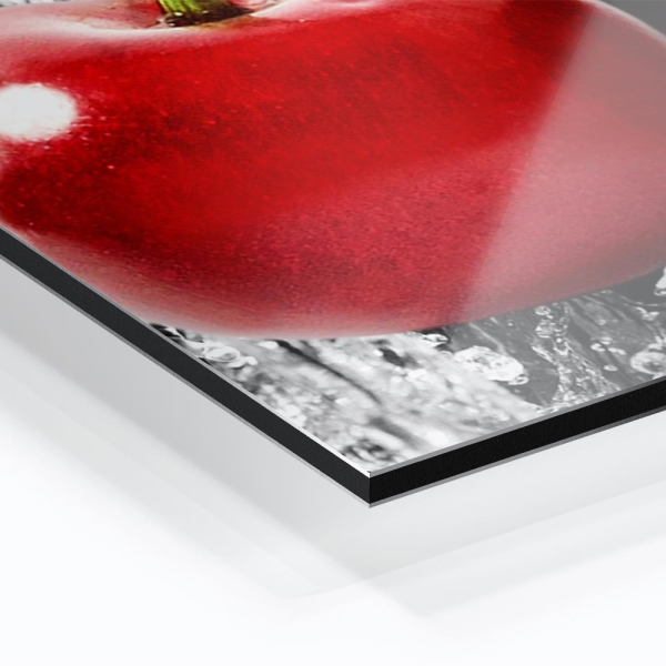 Küchenrückwand Aluverbund Kirsche mit Erdbeeren Bild 1