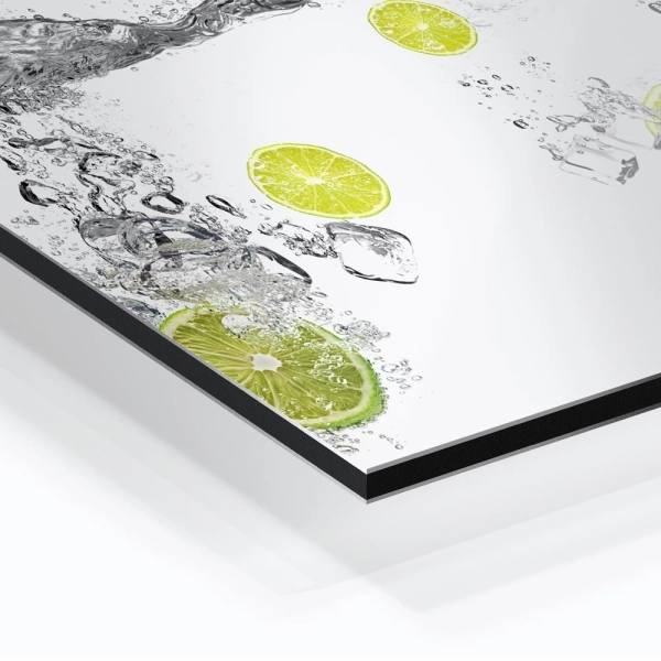 Küchenrückwand Aluverbund Limetten Design Bild 2