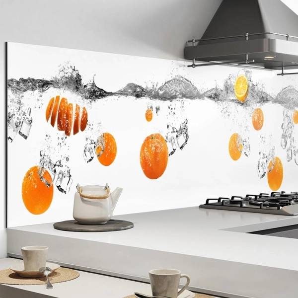Küchenrückwand Aluverbund Orangen Frucht Bild 1