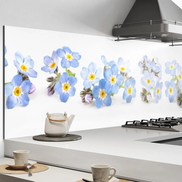 Küchenrückwand Aluverbund primula-blau Bild 1