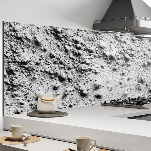 Küchenrückwand Aluverbund Mondfläche Bild 2