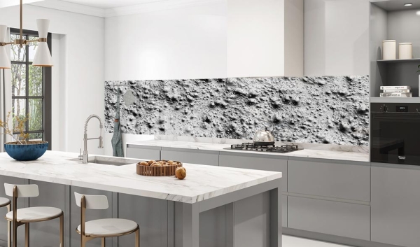 Küchenrückwand Aluverbund Mondfläche Bild 3