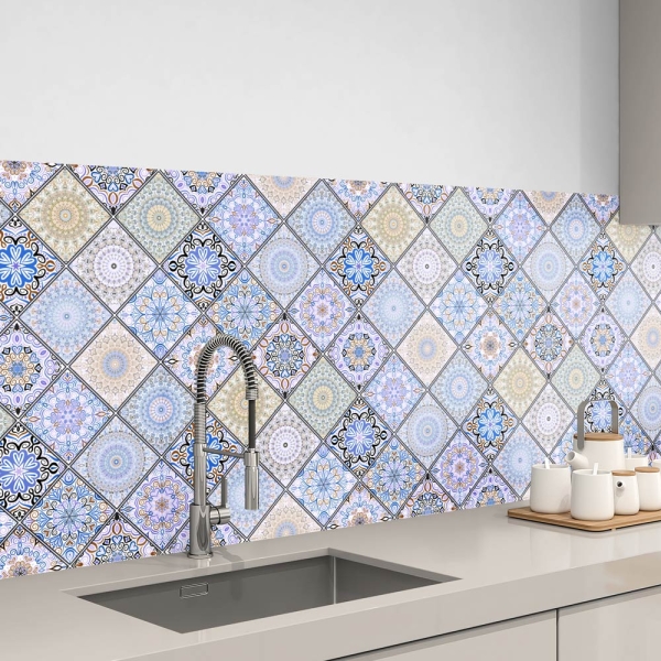 küchenrückwand folie Azulejo Tiles bild 1