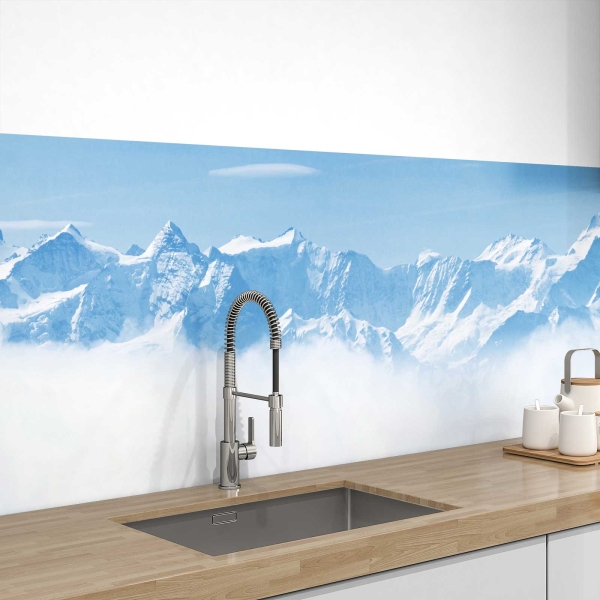 Küchenrückwand Folie Eisberge Bild 1