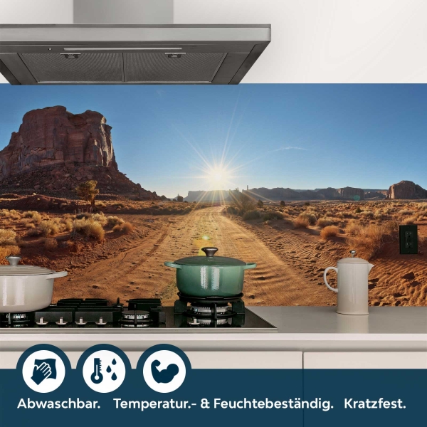 Küchenrückwand Folie Wüste Panorama Bild 4