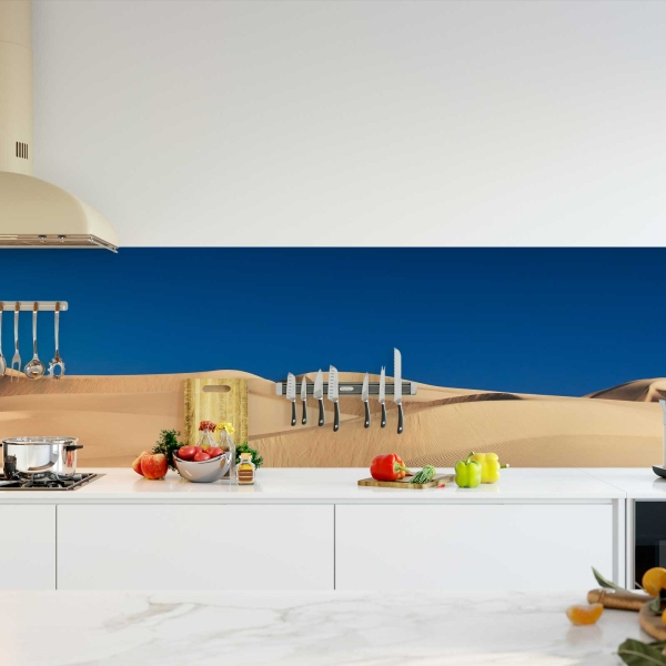 Küchenrückwand Folie Wüste Himmel blau Bild 2