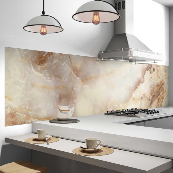 Küchenrückwand Folie Steinoptik Brunastro Marmor Bild 2