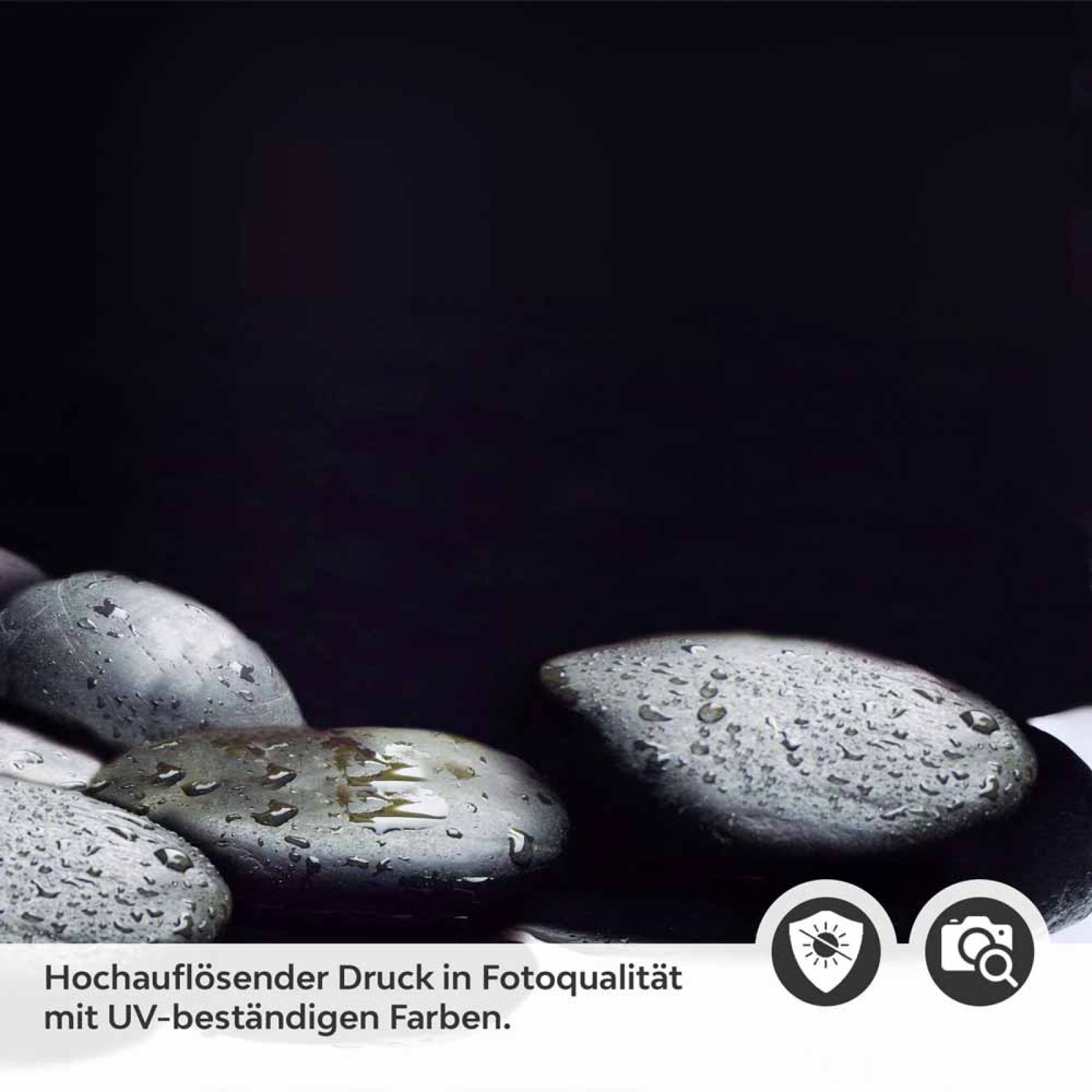 Küchenrückwand Folie gelbe Orchideen Detailbild 1
