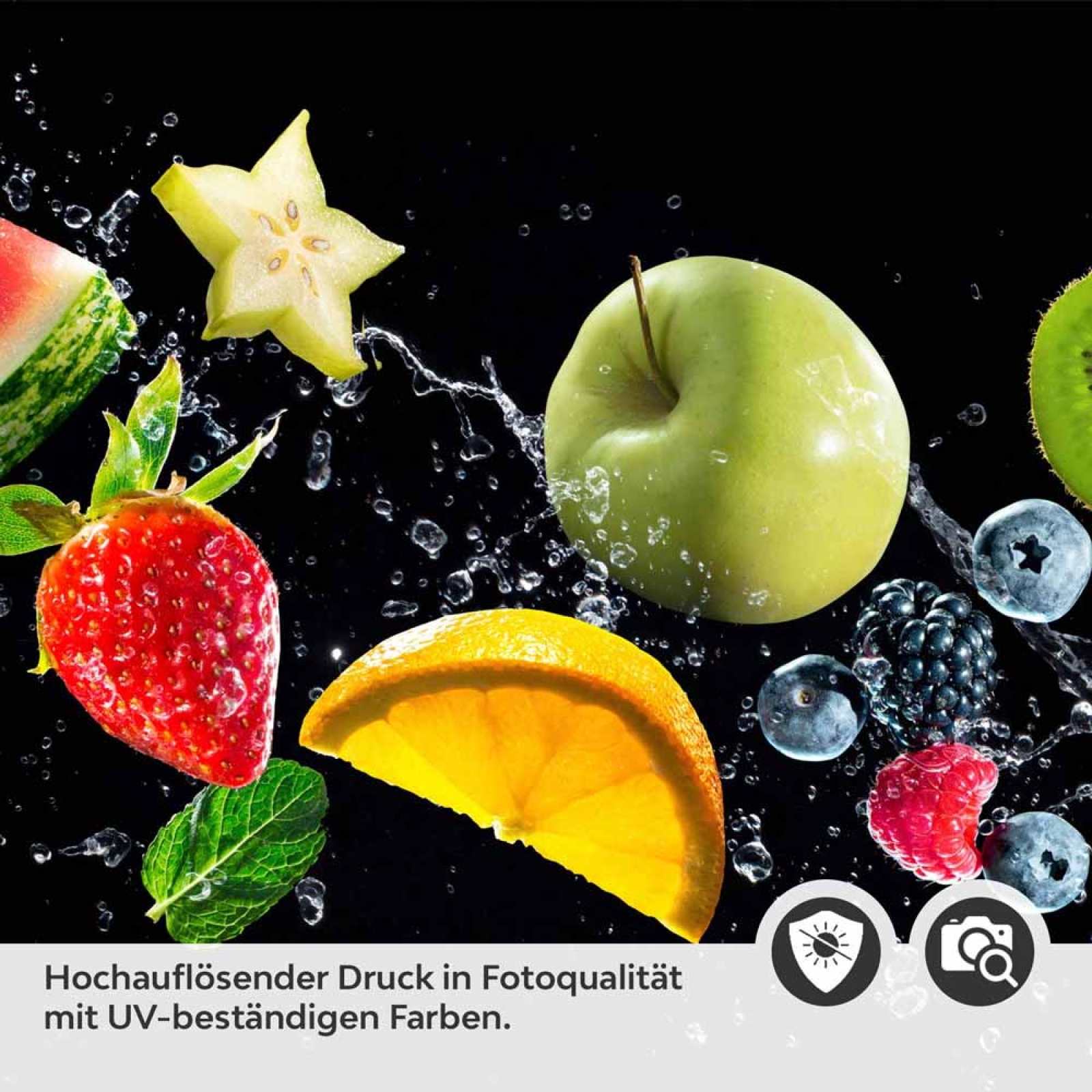 Küchenrückwand Folie Exotische Früchte - Ein Genuss für die Augen Detailbild 2