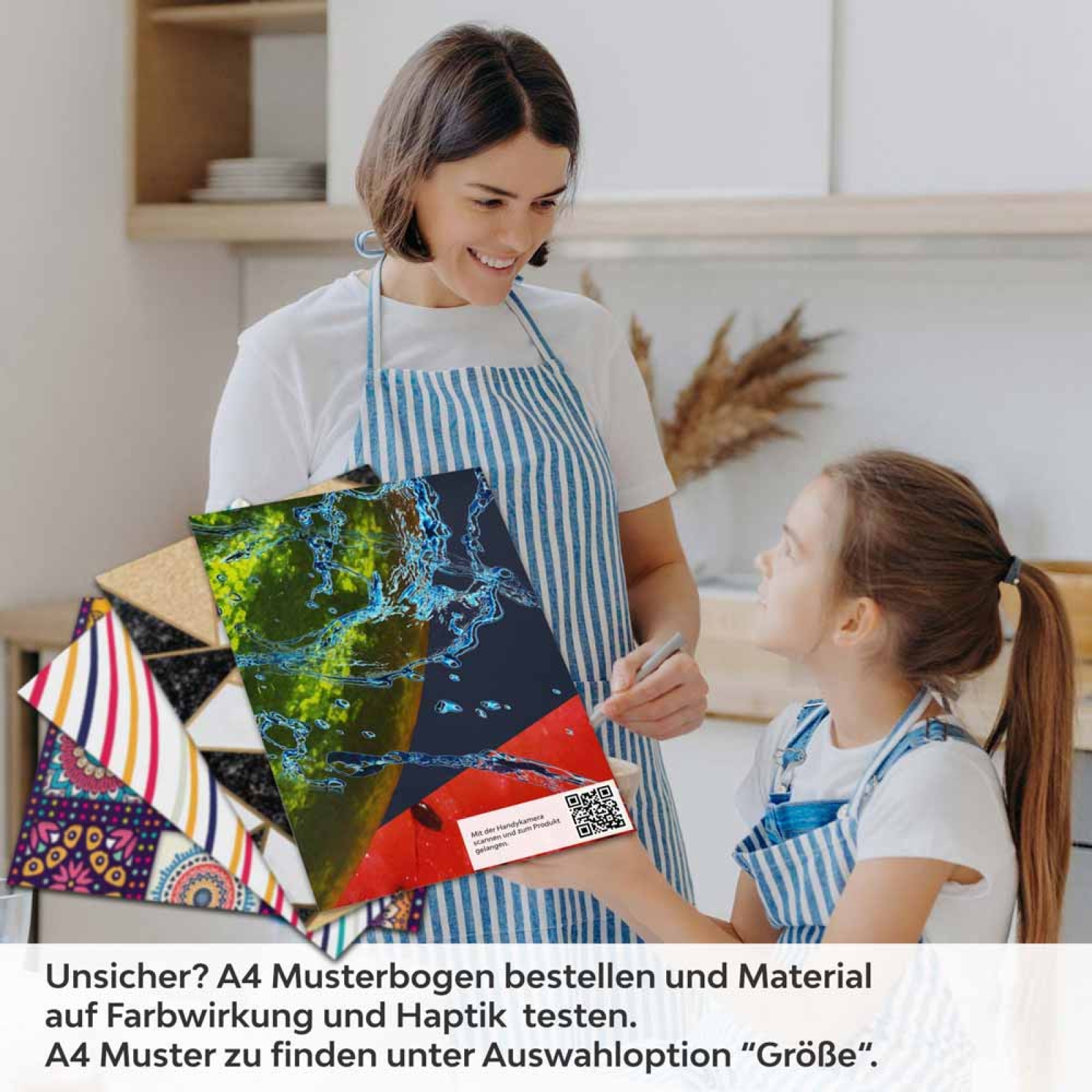Küchenrückwand Folie Wassermelone & Früchtemix im Wasserspiel A4 Muster