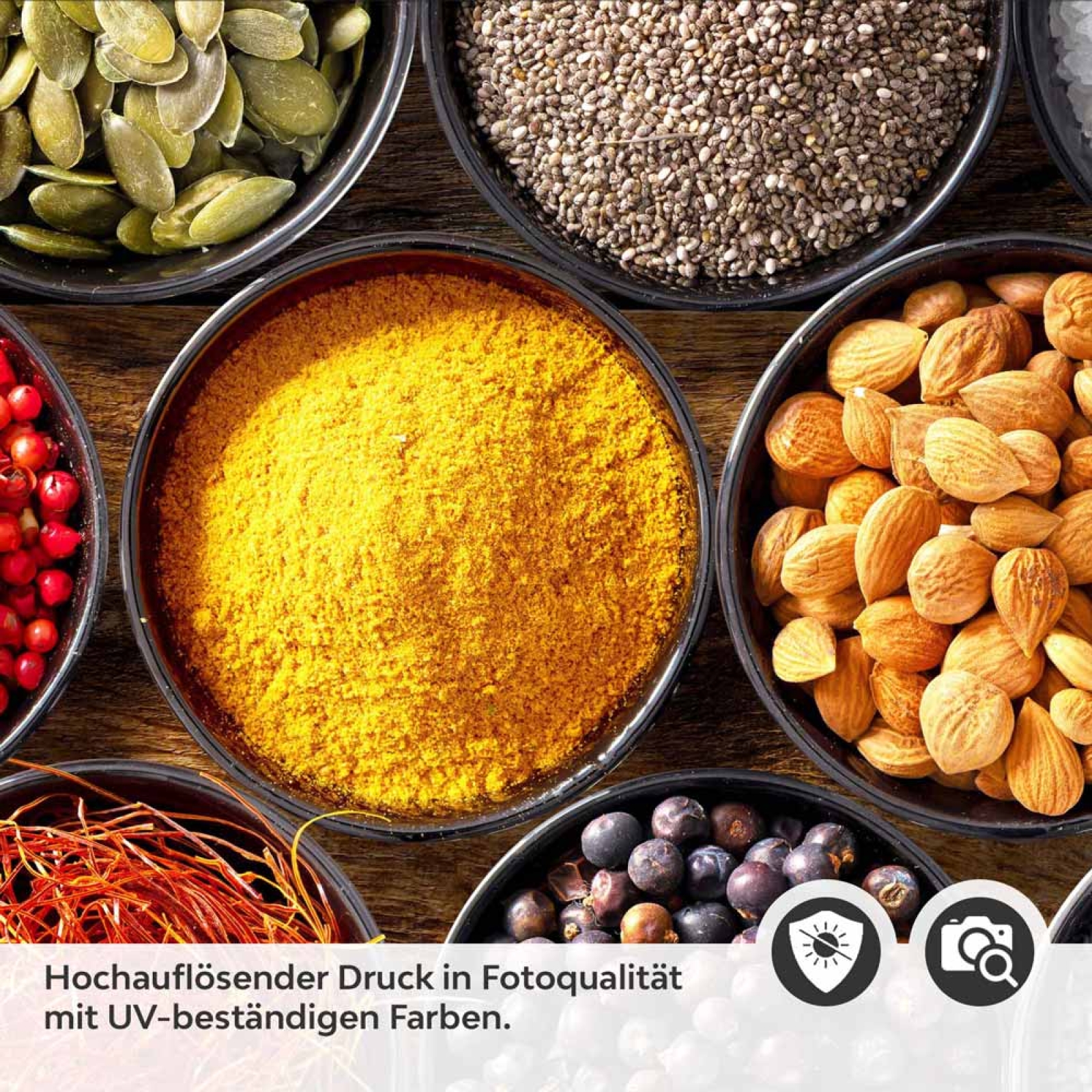 Küchenrückwand Folie Exotische Gewürze - Dekor für Genussliebhaber Detailbild 2