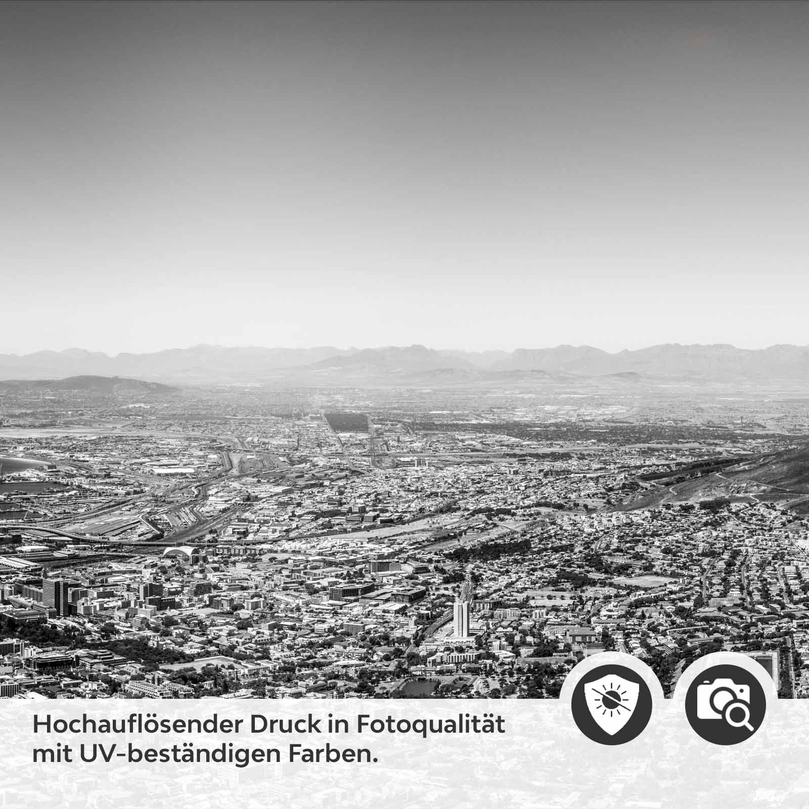 Küchenrückwand Folie monochrome Berge Detailbild 2