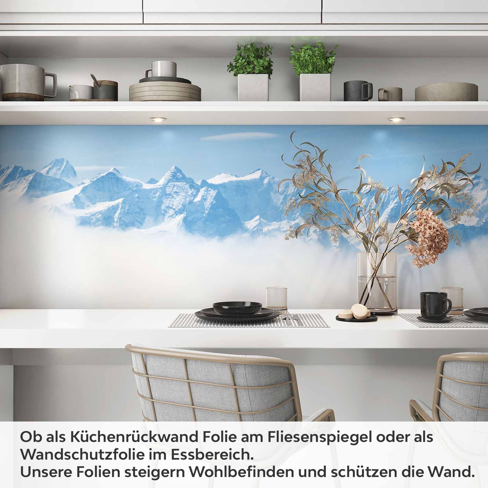 Küchenrückwand Folie Eisberge Artikelbild 1