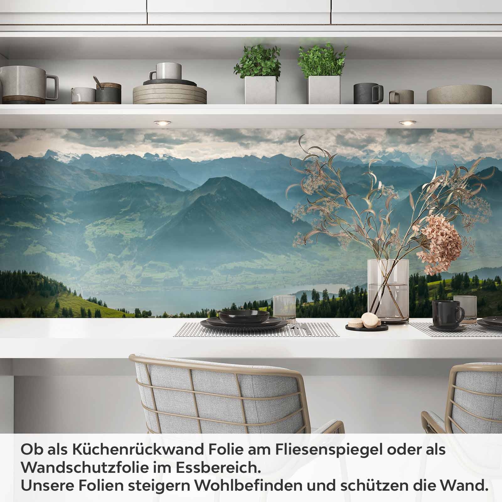 Küchenrückwand Folie Nebel in der Dämmerung Artikelbild 1