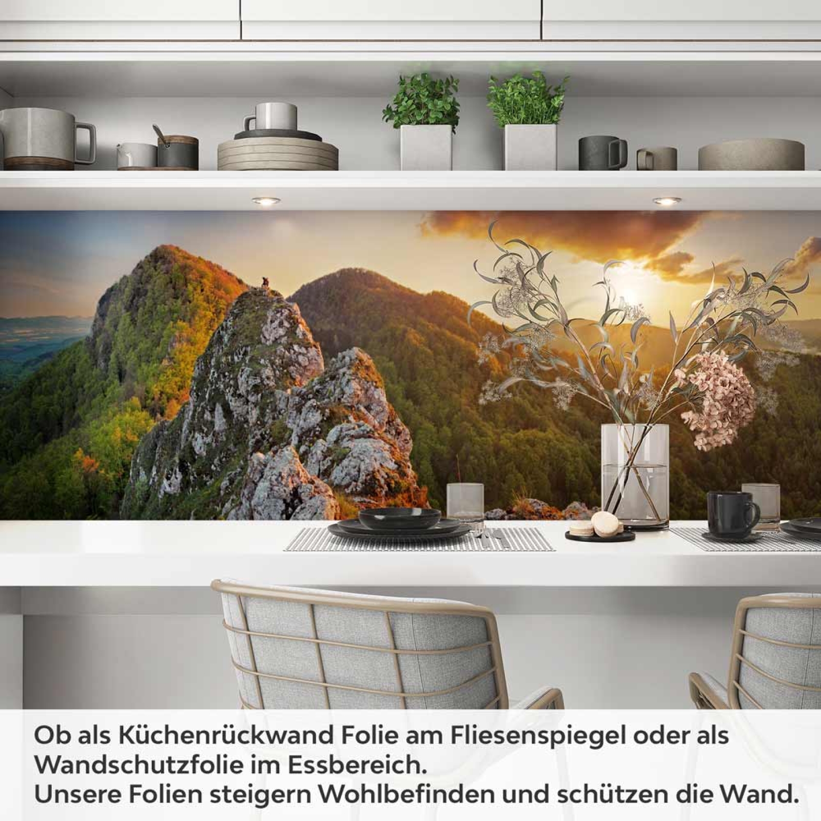 Küchenrückwand Folie slowakische Bergidylle Artikelbild 1