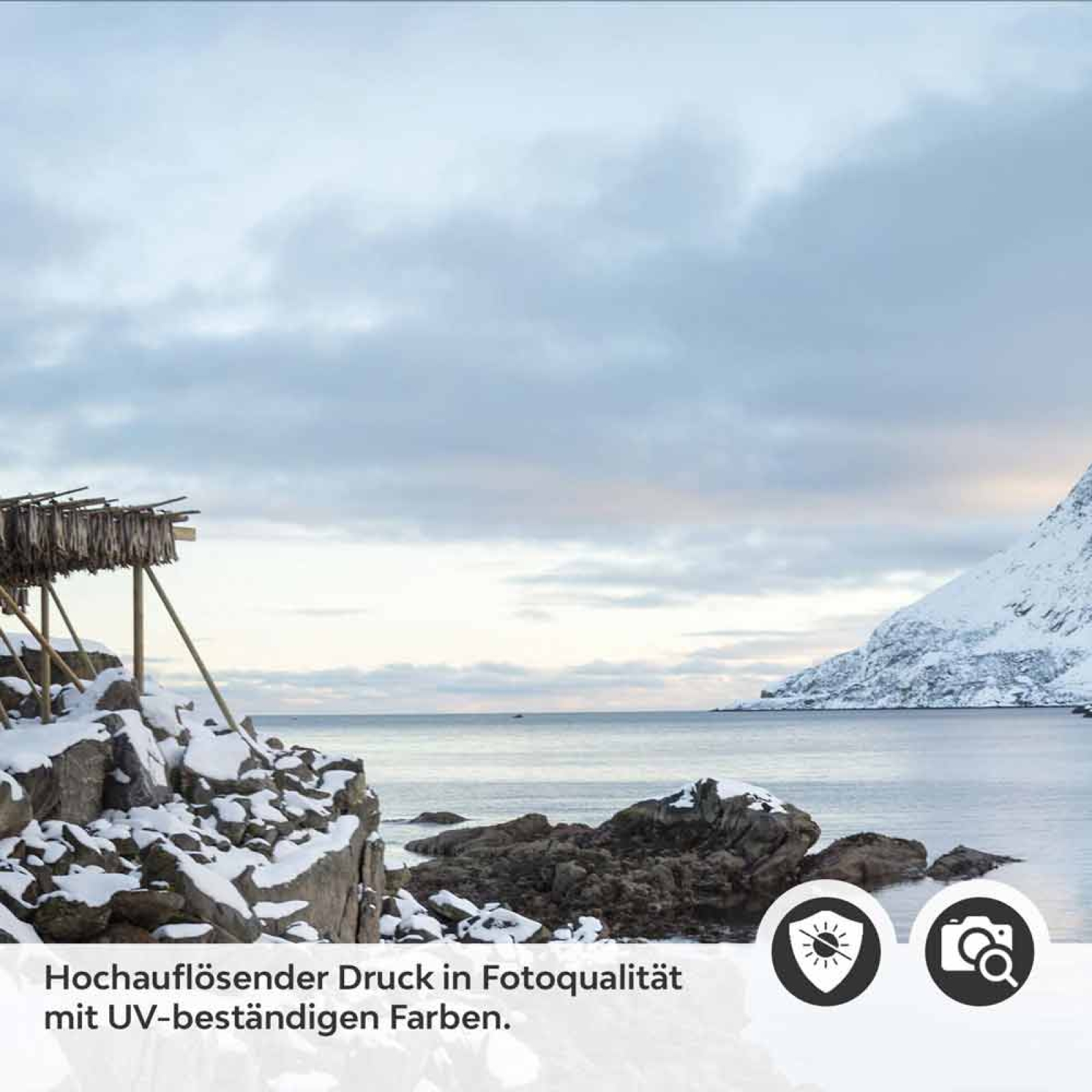 Küchenrückwand Folie Gletscherlandschaft Detailbild 2