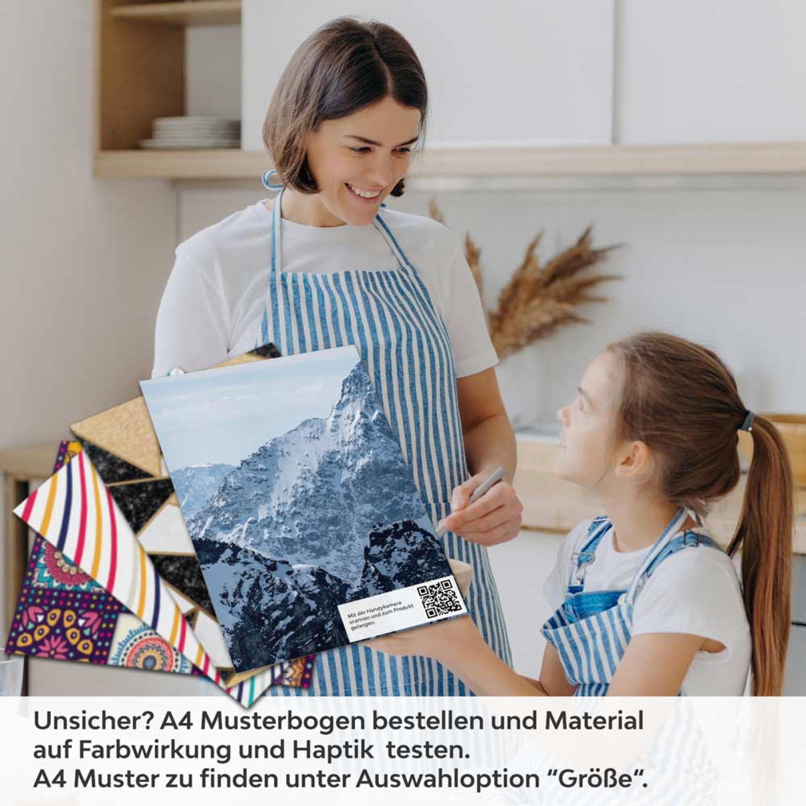 Küchenrückwand Folie ewige Eislandschaft A4 Muster