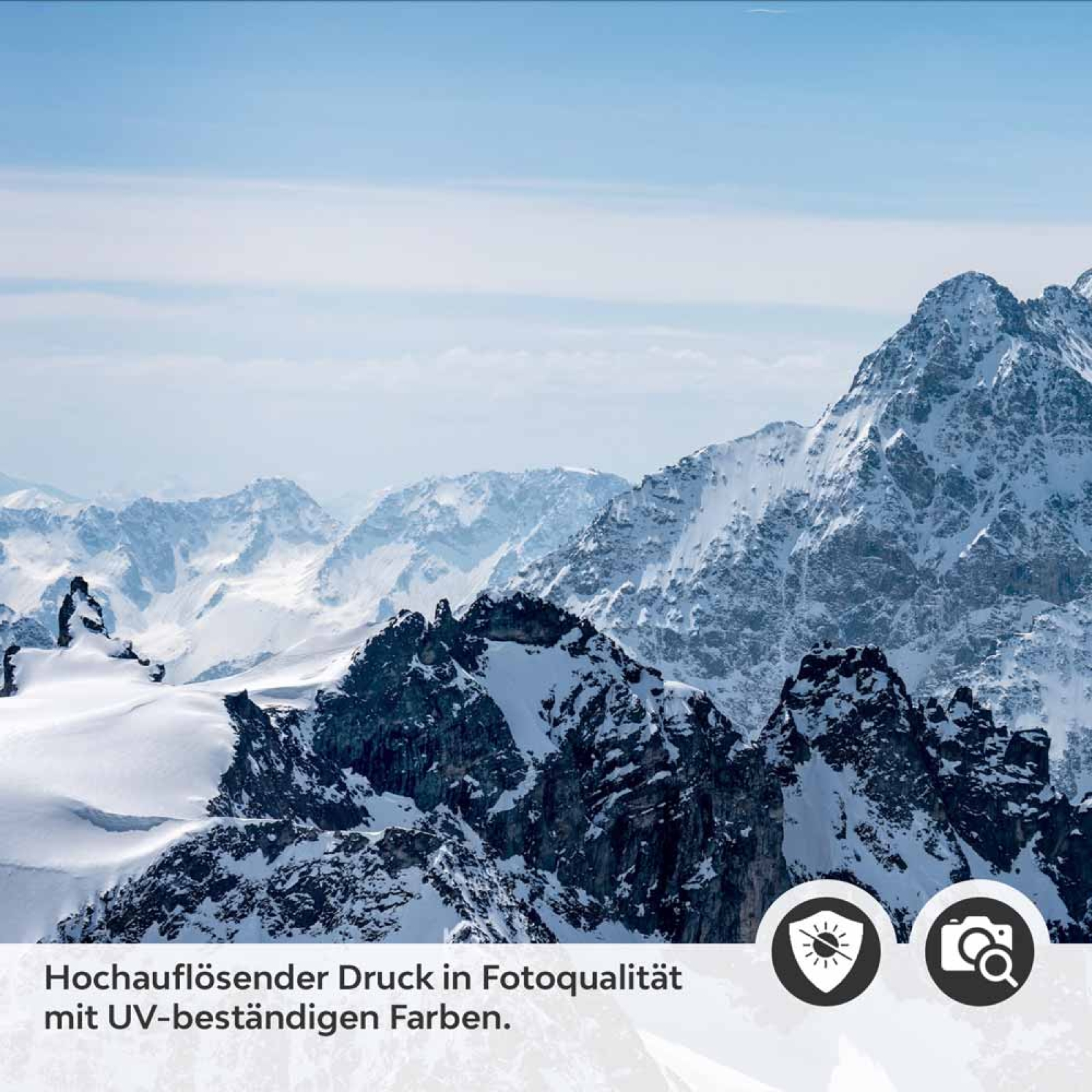 Küchenrückwand Folie ewige Eislandschaft Detailbild 2